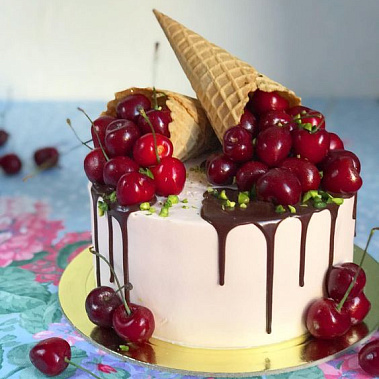 Торт "Вишневый рожок" купить - cаранск.сладкоежкин.рф