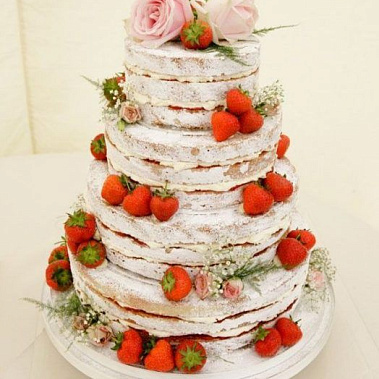 Торт клубничные розы купить - cаранск.сладкоежкин.рф
