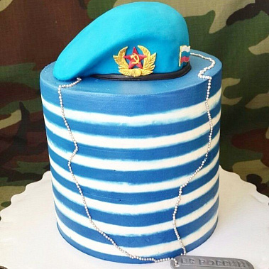 Торт "ВДВ Тельняшка" купить - cаранск.сладкоежкин.рф
