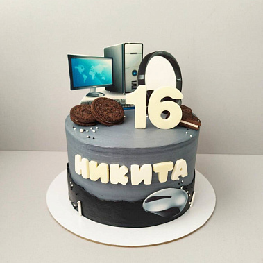 Торт "Компьютер" купить - cаранск.сладкоежкин.рф