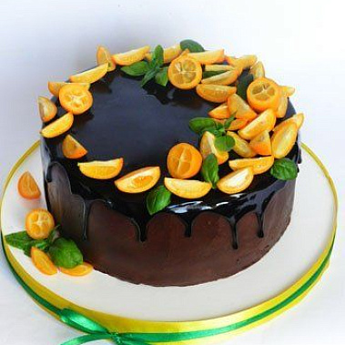 Торт глазурь с дольками купить - cаранск.сладкоежкин.рф